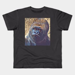 Western Lowland Gorilla Kids T-Shirt